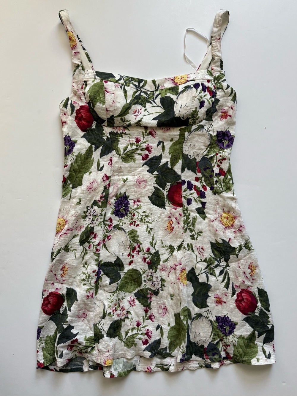 SENI & CADE Juniors' Floral Scoop-Neck Sleeveless Dress size Juniors XL